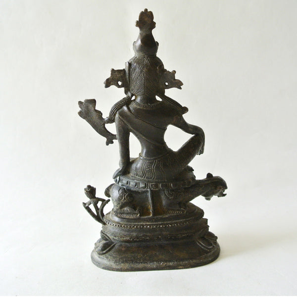 Chinese Bronze Buddha with Mark from Ming Dynasty