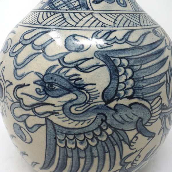 Chinese Blue and White Gourd Vase By Ming Dynasty