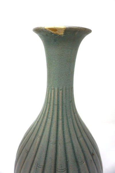 Koryo Celadon Vase with Bamboo Design