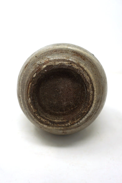 Chosun Dynasty Bunchung Bottle Vase with Iron Glazed Design