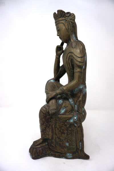 Heavy Bangasayusang Bronze Buddha Statue