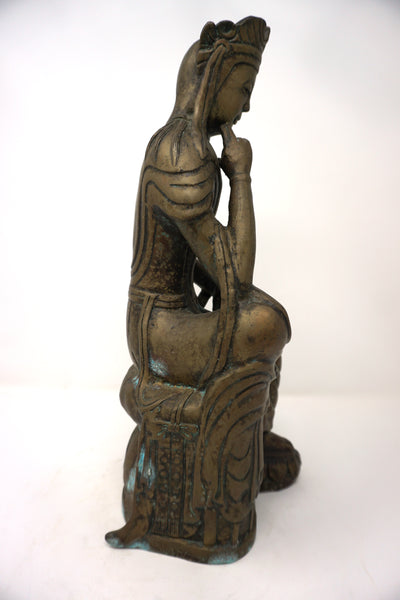 Heavy Bangasayusang Bronze Buddha Statue