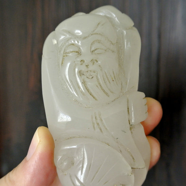 Chinese Buddha Carving Jadeite Jade