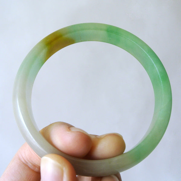 Chinese Tricolor Jade Bangle