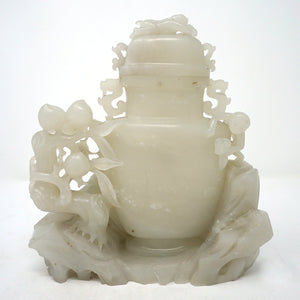 Chinese Hetian Jade Vase