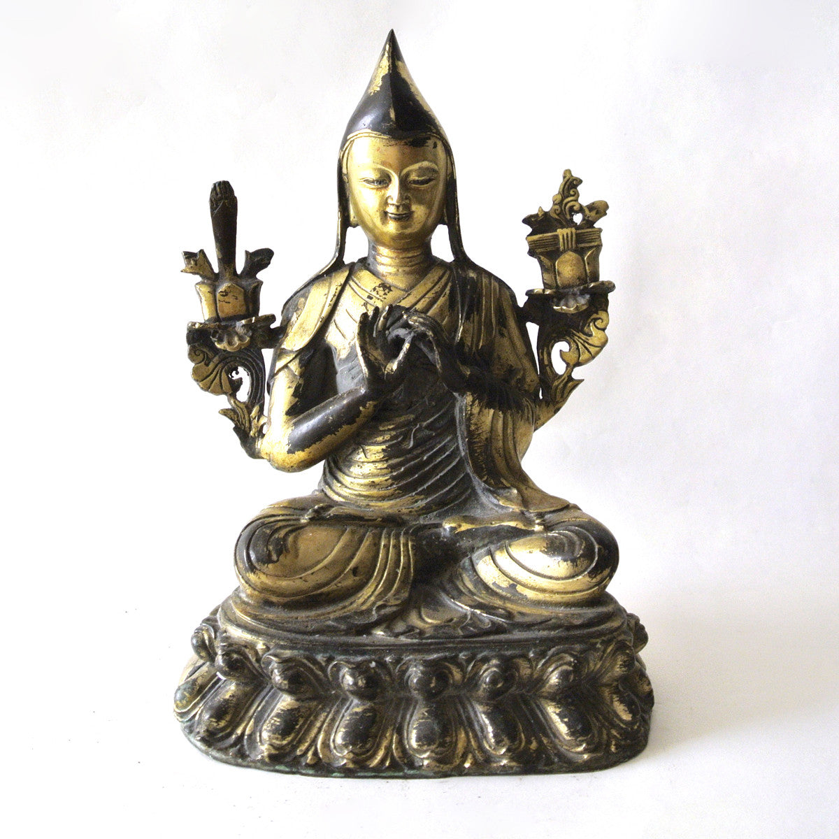 Chinese Gilt Copper Buddha Statue