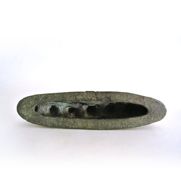 Chinese Old Bronze Brush Rest Rare Design