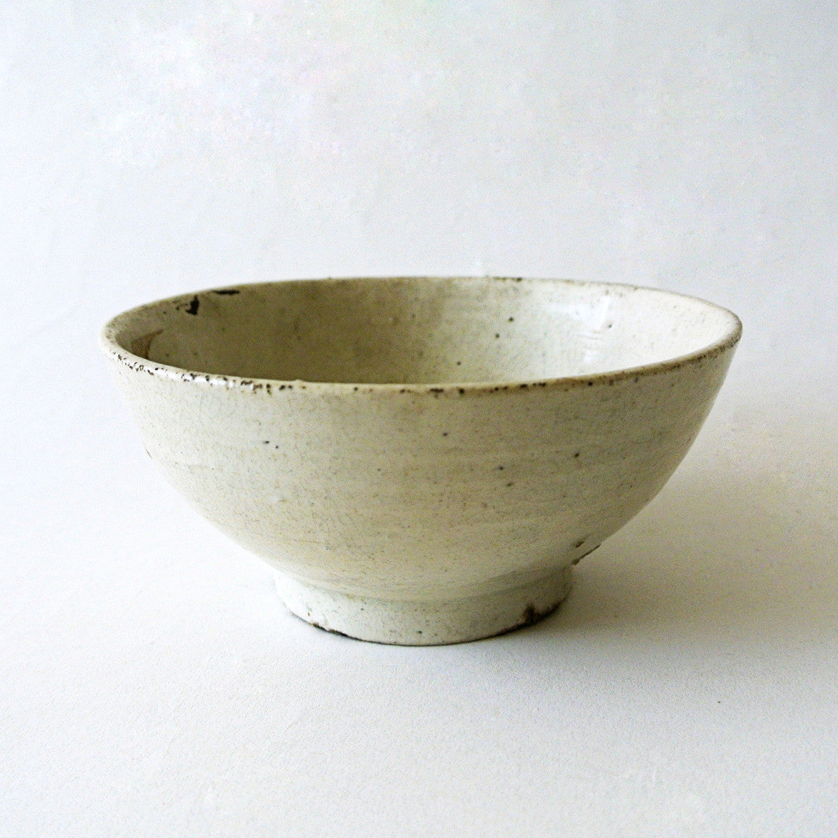White Pottery Tea Bowl from Chosun Dynasty