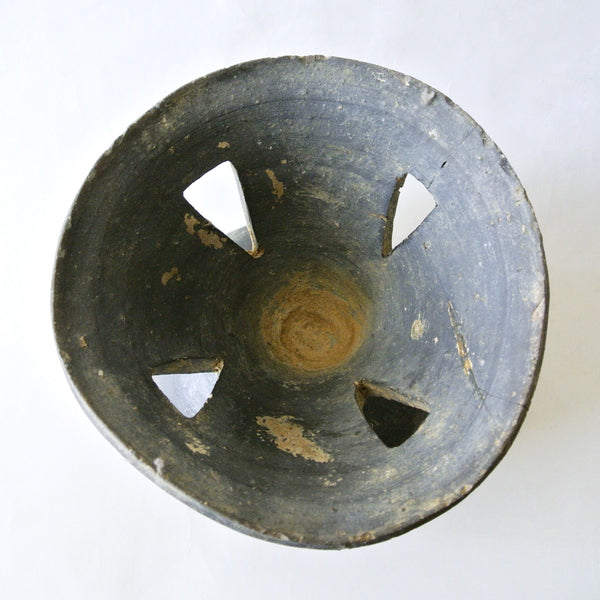 Ancient Pottery Pedestal Bowl from Korean Shilla Period