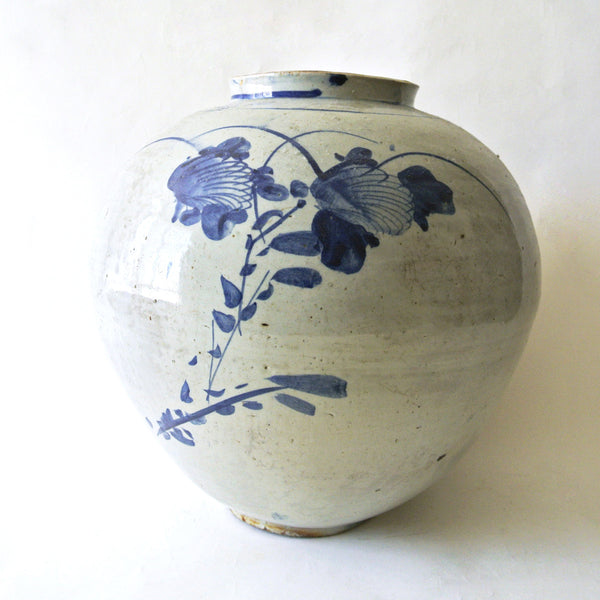 Large Blue and White Vase from Chosun Dynasty