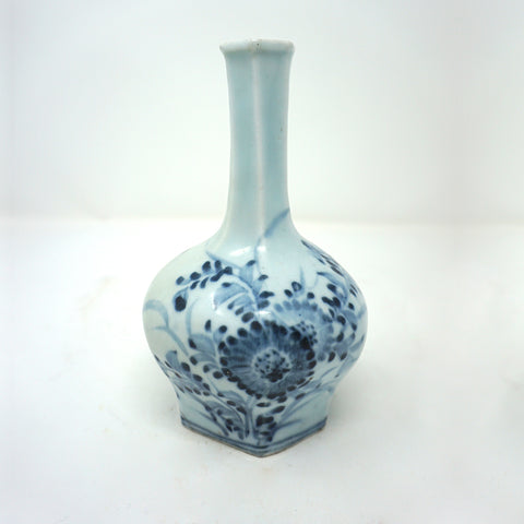 Blue and White Porcelain Bottle Vase from Chosun Dynasty