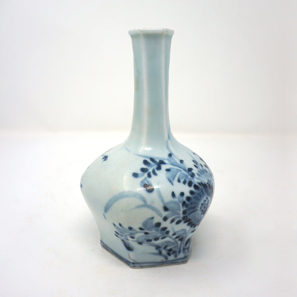 Blue and White Porcelain Bottle Vase from Chosun Dynasty