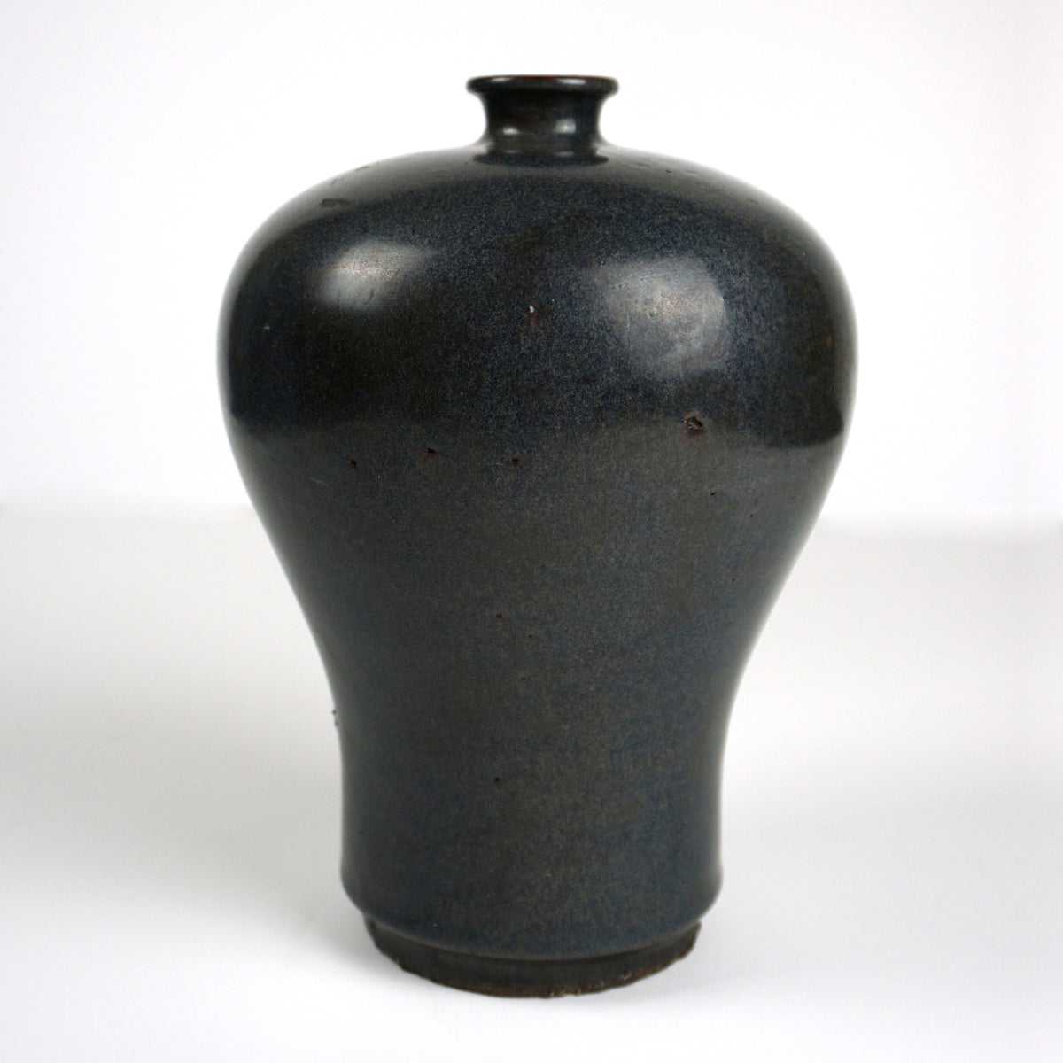 Sea Cucumber Glazed Maebyeong Porcelain Vase from Chosun Dynasty