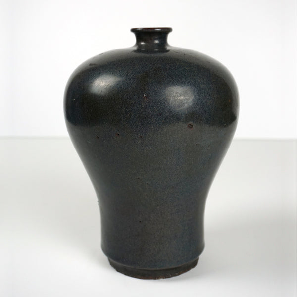 Sea Cucumber Glazed Maebyeong Porcelain Vase from Chosun Dynasty
