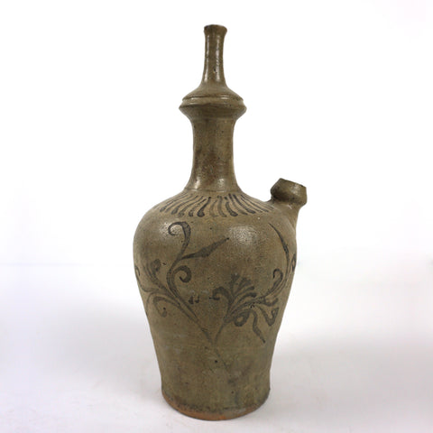 Koryo Period Jungbyung Water Bottle Vase with Iron Painting