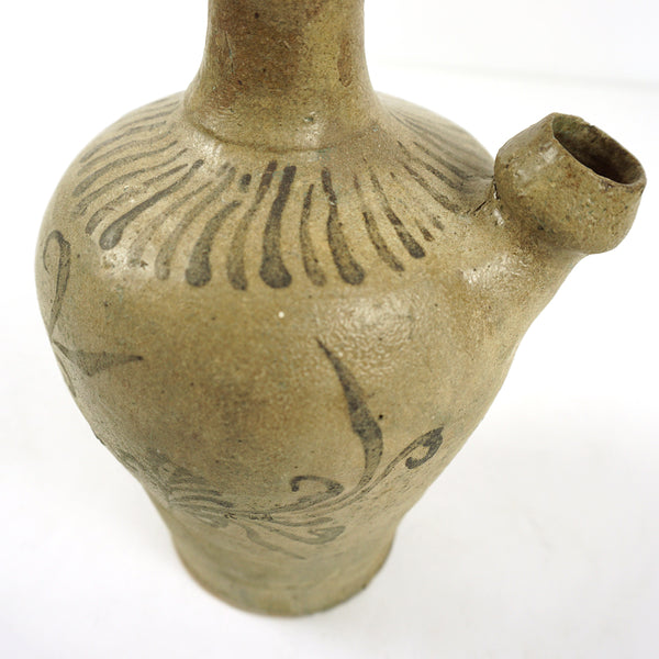 Koryo Period Jungbyung Water Bottle Vase with Iron Painting