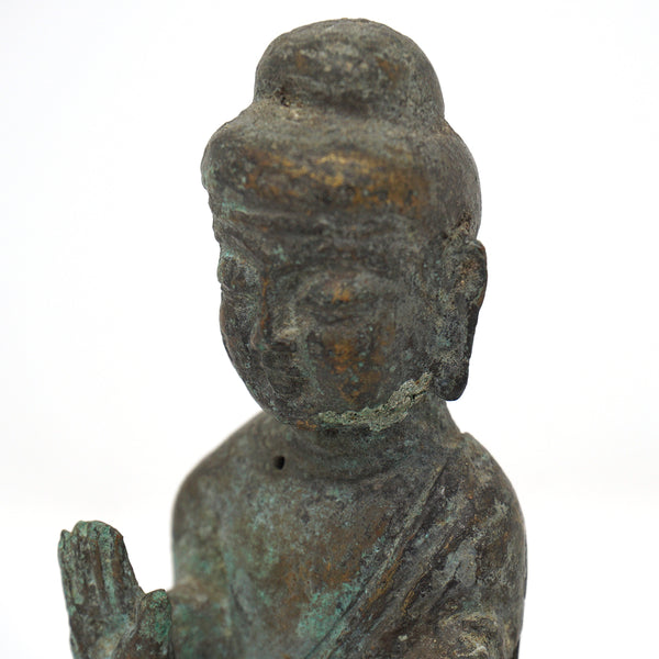 Koryo Dynasty Gold Plated Bronze Buddha Statue